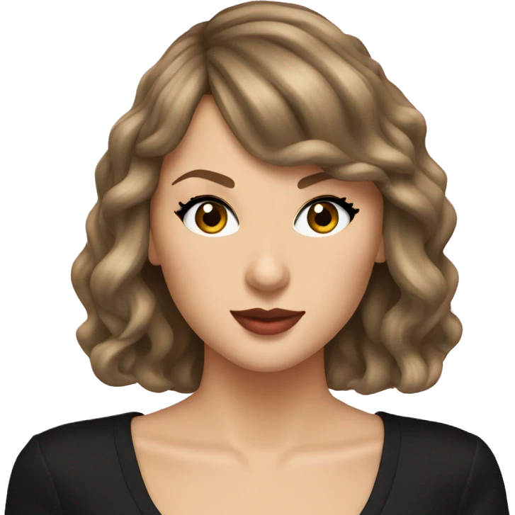 brunette taylor swift emoji