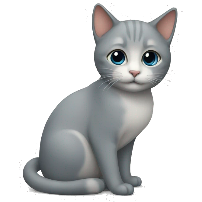 Un chat emoji