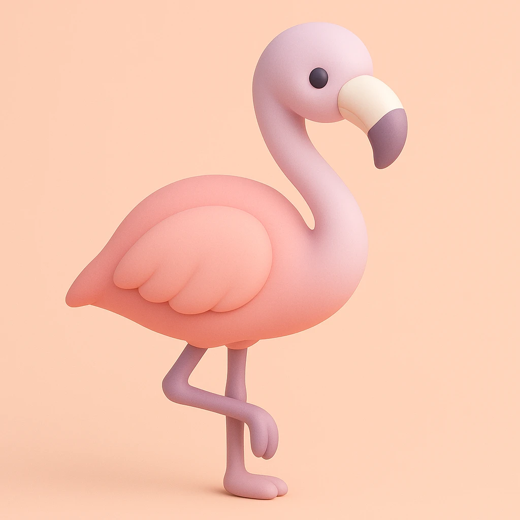 flamingo emoji