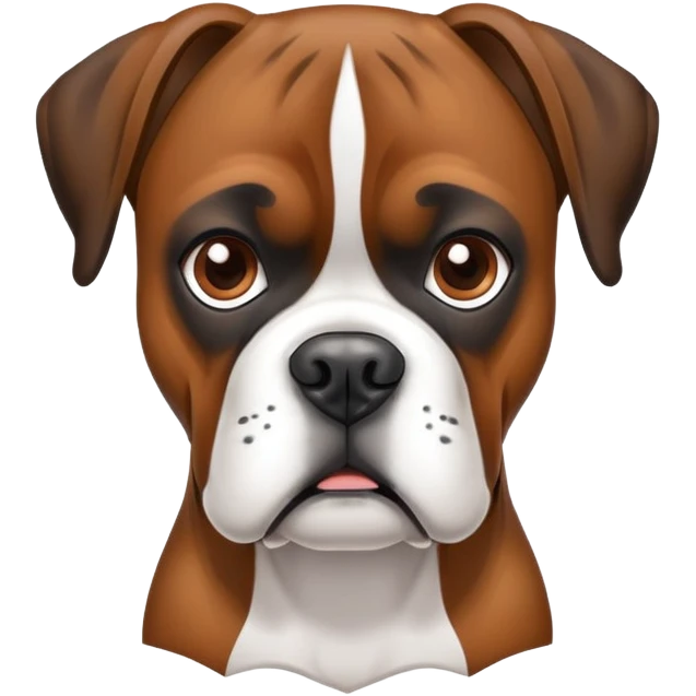 Brindle Boxer Dog
 emoji