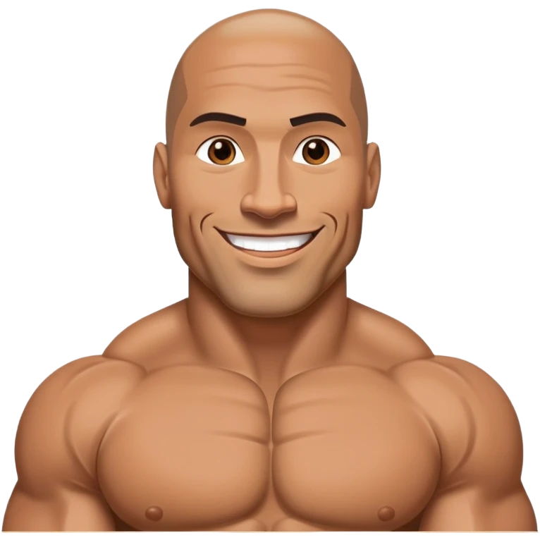 The rock wwe emoji