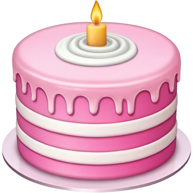 Cake pink emoji