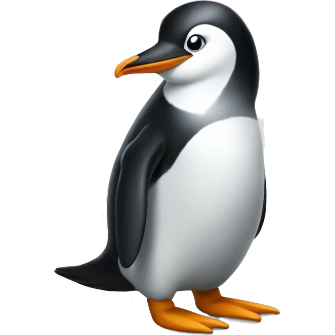 Un pingüino de emoji