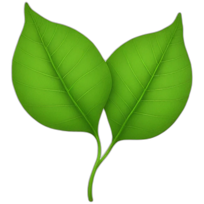 Leaf emoji