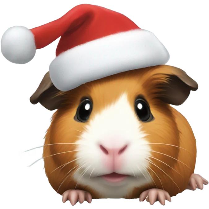 Guinea pig Christmas  emoji