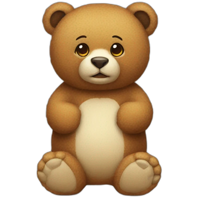 ours en peluche emoji