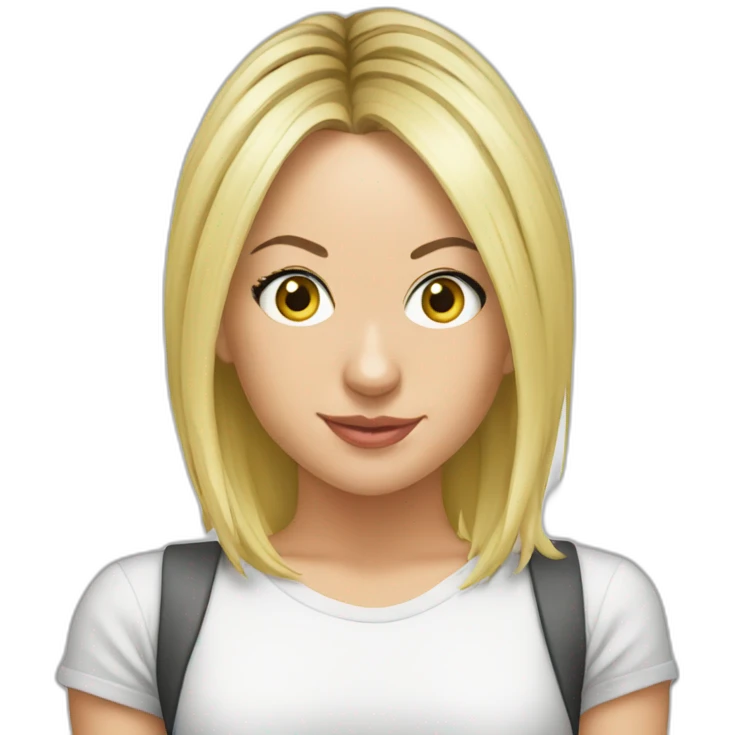 Kaley cuoco emoji