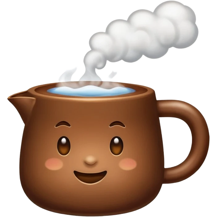 mocca without a face emoji