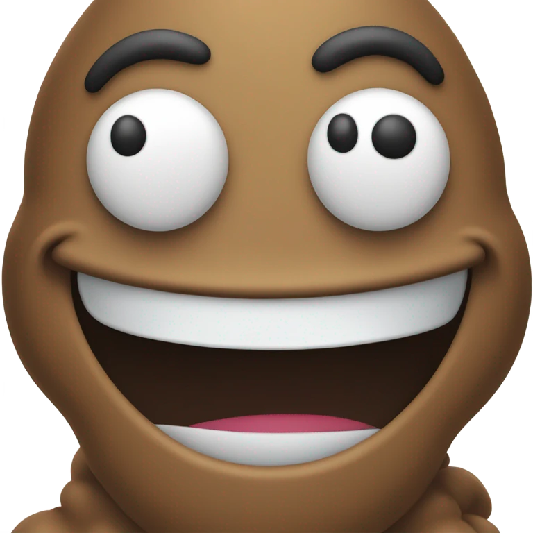 Smiling poop emoji
