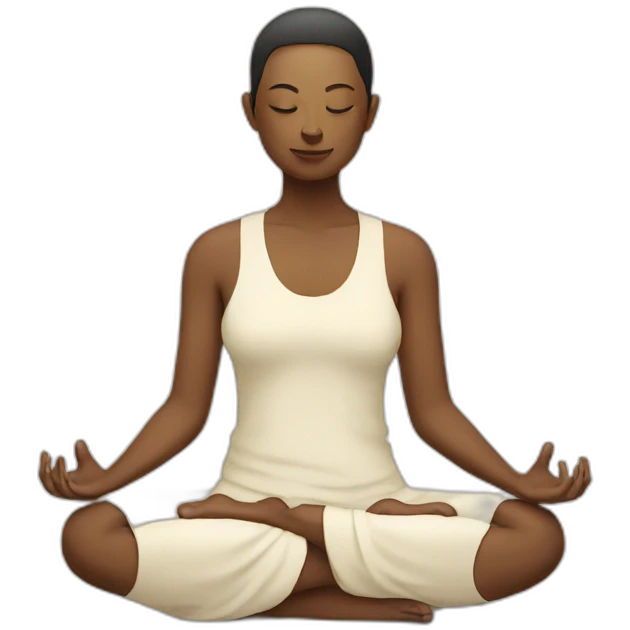 meditation emoji