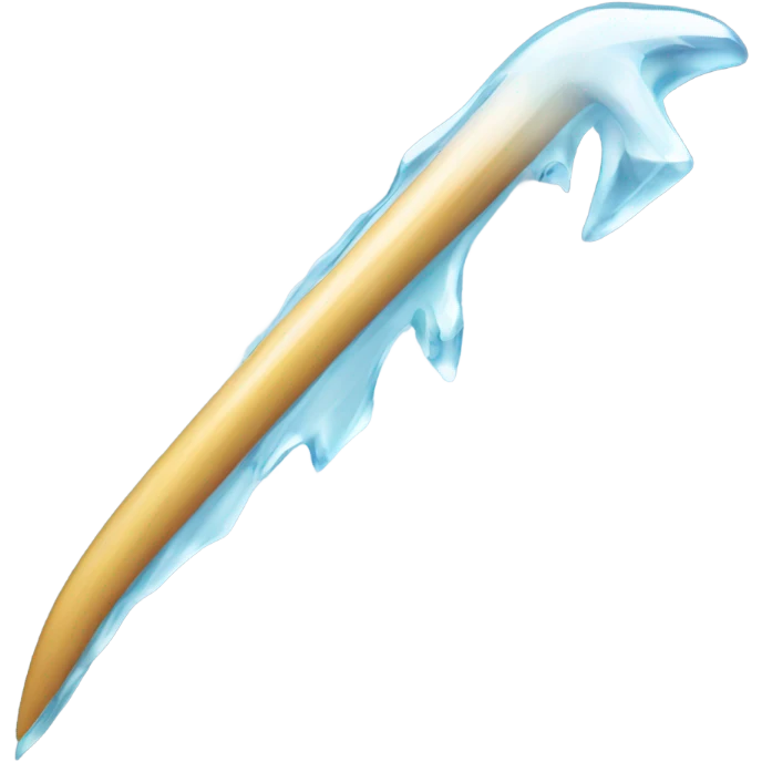 Ice sickle emoji