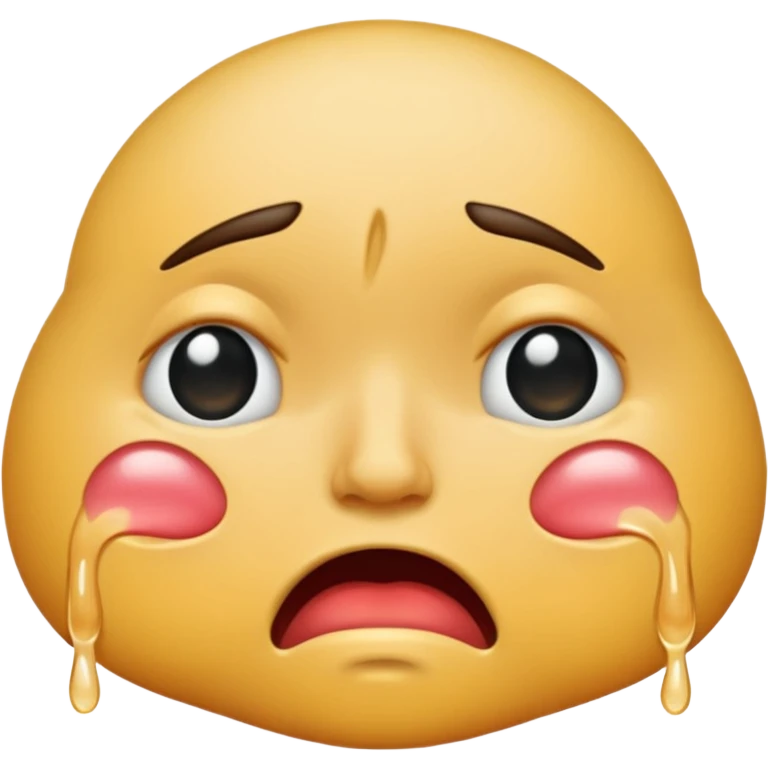 Crying big butt emoji