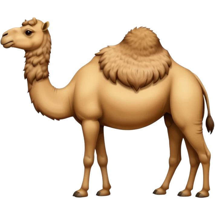 camel with 3 humps on back emoji
