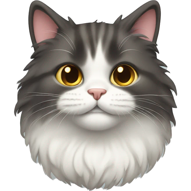 Fluffy cat emoji