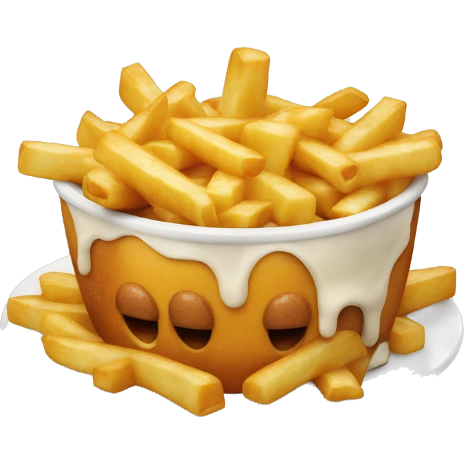 Poutine qui mange du Poutine  emoji