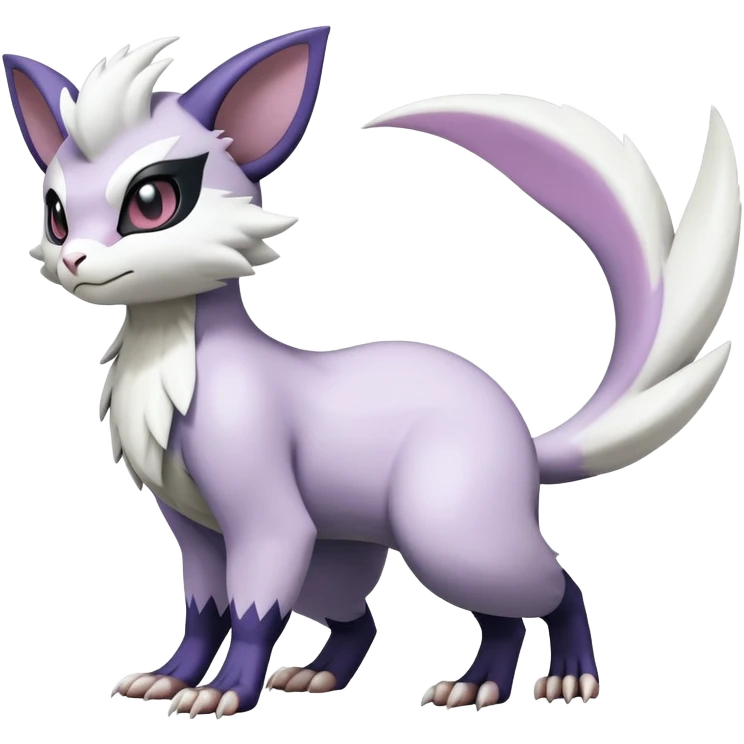 ShinyFurret-Absol-Noibat-Noivern-Hybrid (Full body) emoji