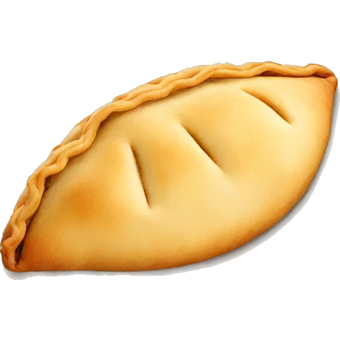 Chilean empanada de pino emoji