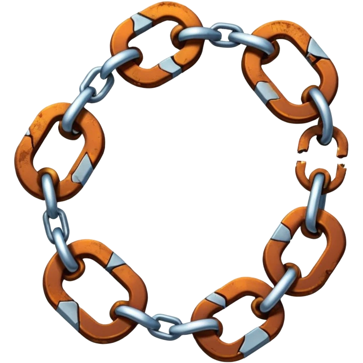 The chains are broken emoji