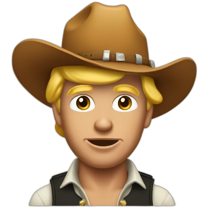 Trump cow boy emoji