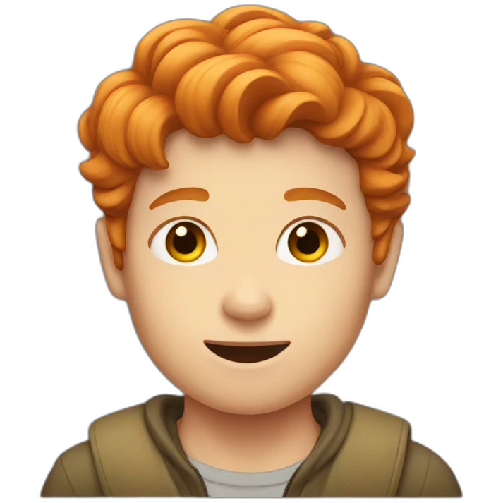 Ginger boy emoji