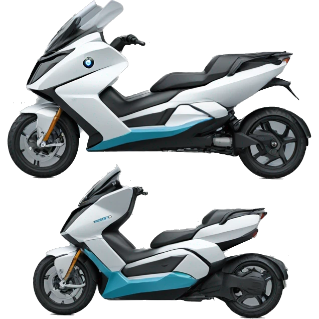 futuristic DELIVERY vehicle covered car bike bmw c1 bmwc1 emoji