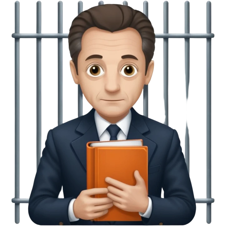 Nicolas Sarkozy, livre prison   emoji
