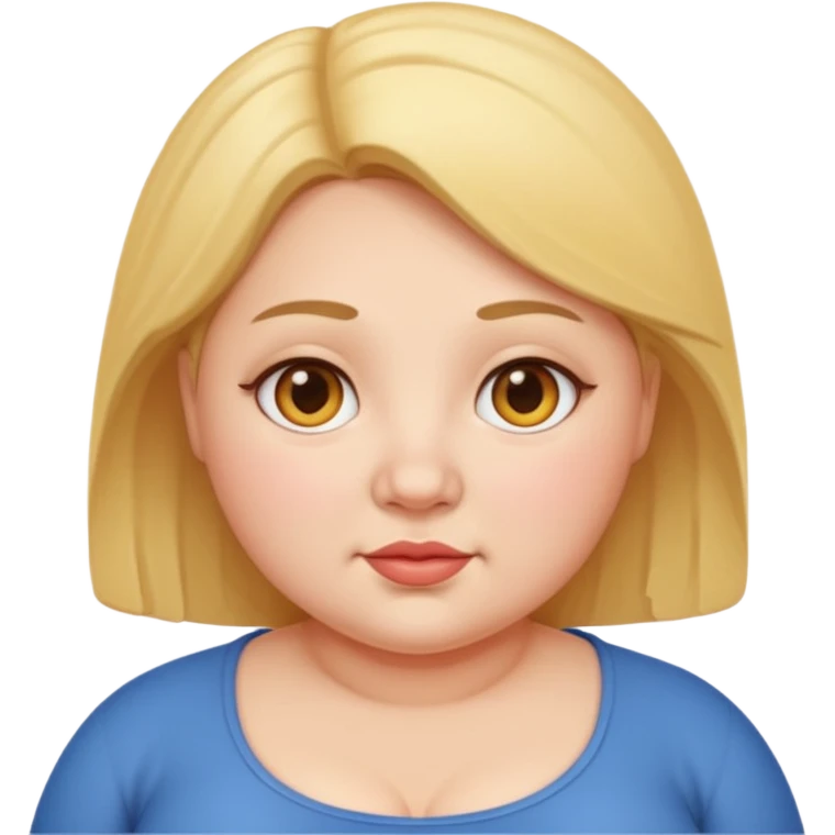 약간 통통한 여자 emoji
