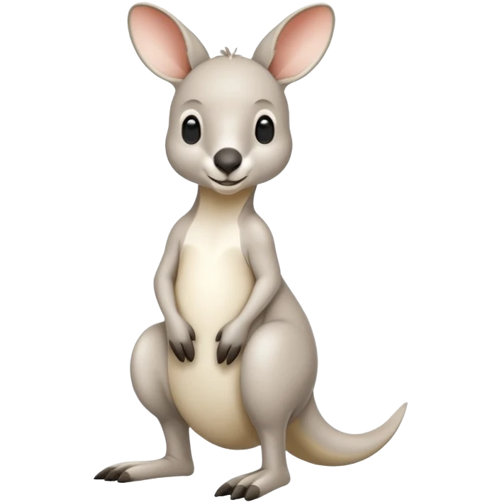 Qantas white kangaroo emoji