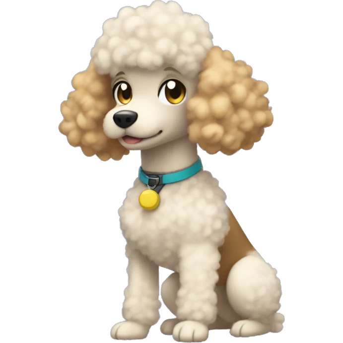 pokemon trainer that is a poodle  emoji