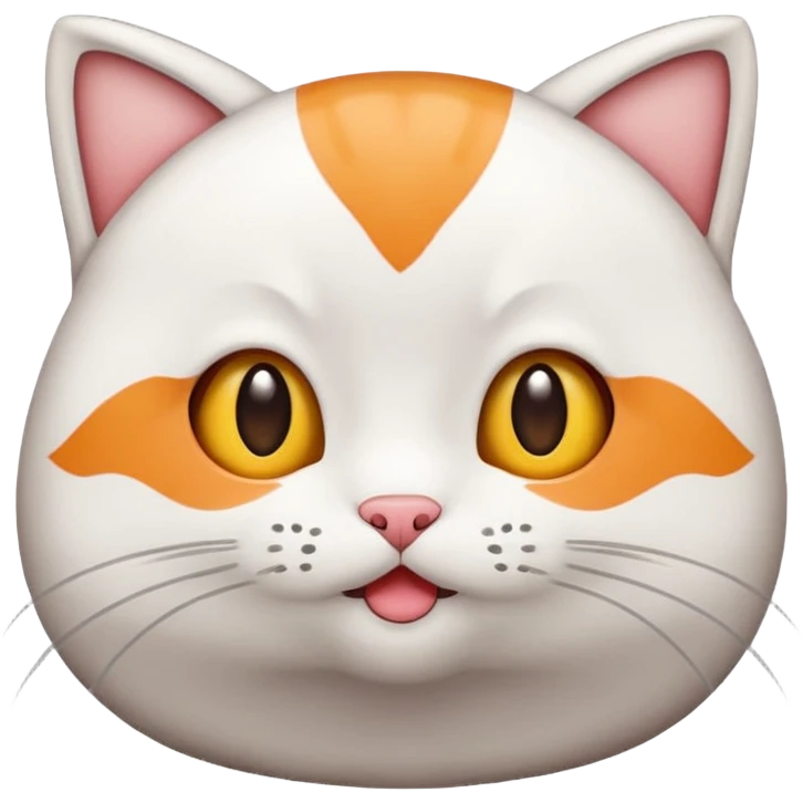 파란색 음악 고양이 emoji