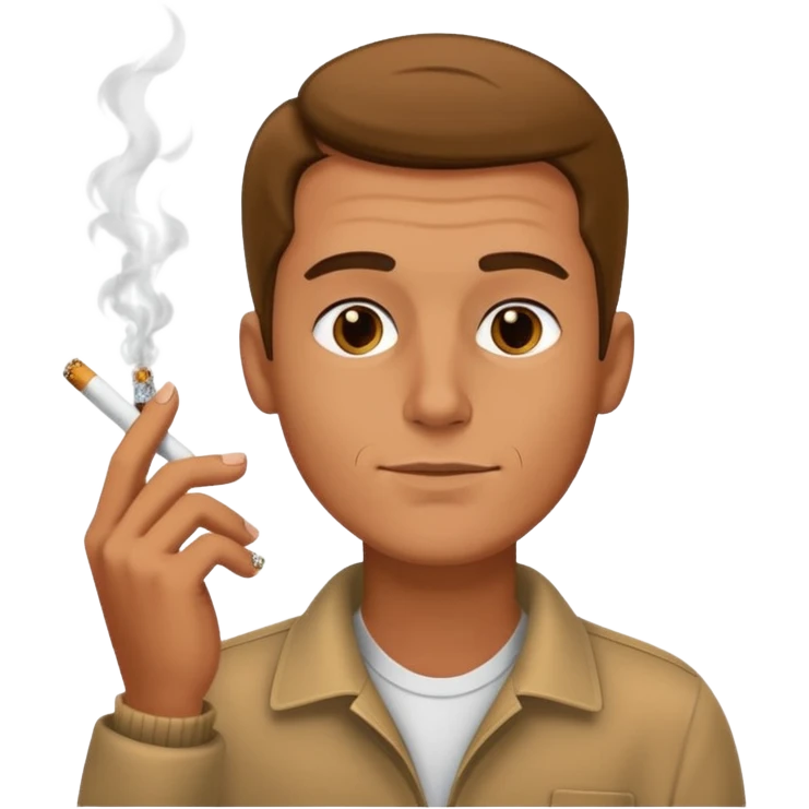 guys smoking emoji