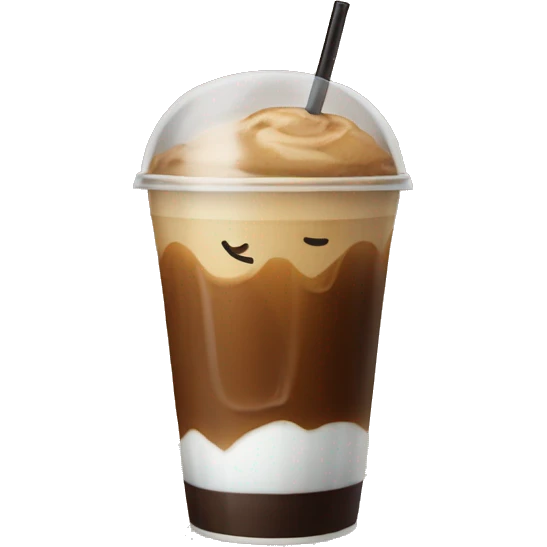 Iced coffee emoji