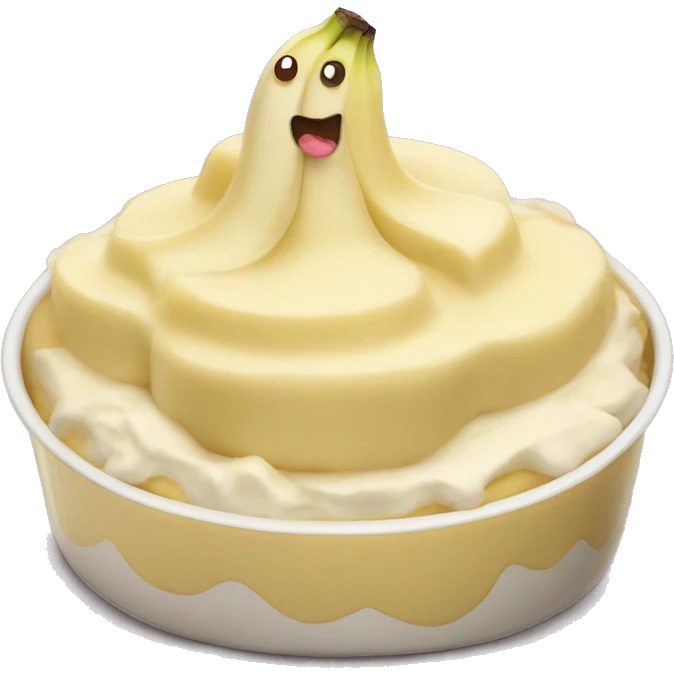 Banana pudding  emoji