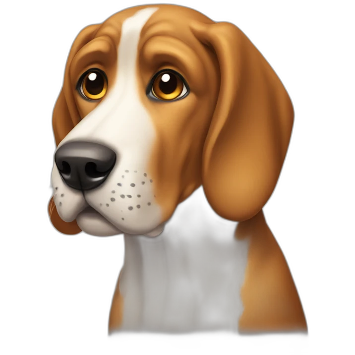 Hound dog emoji