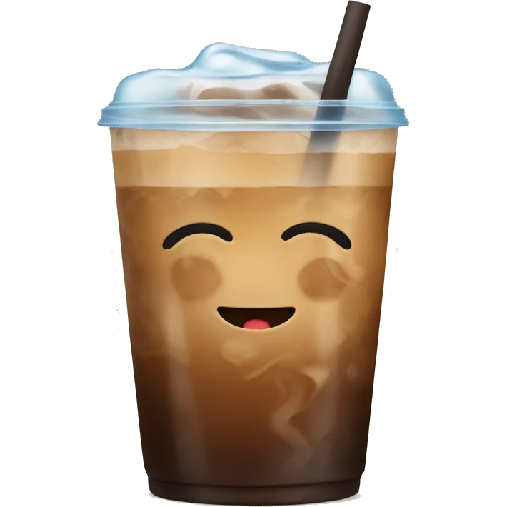 Iced coffee emoji