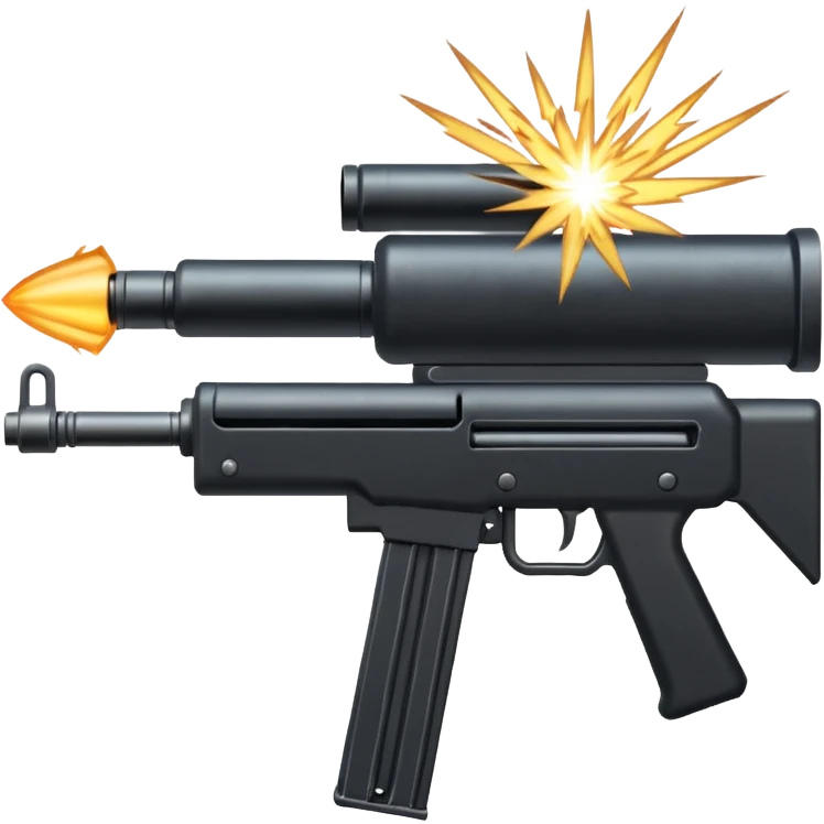 machine gun firing emoji