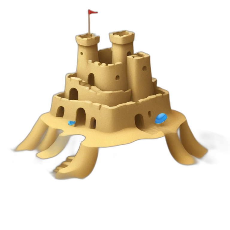 Sand castle emoji