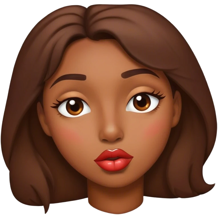 side eye face with kissy lips emoji