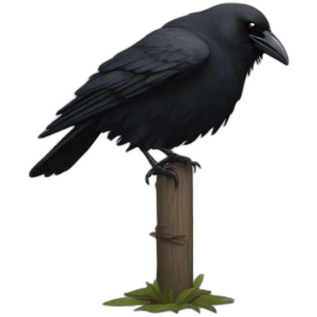 The Crow emoji