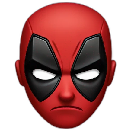 Deadpool crying emoji