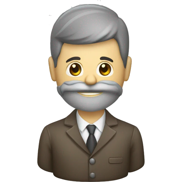 homme d'affaire avec une clé emoji