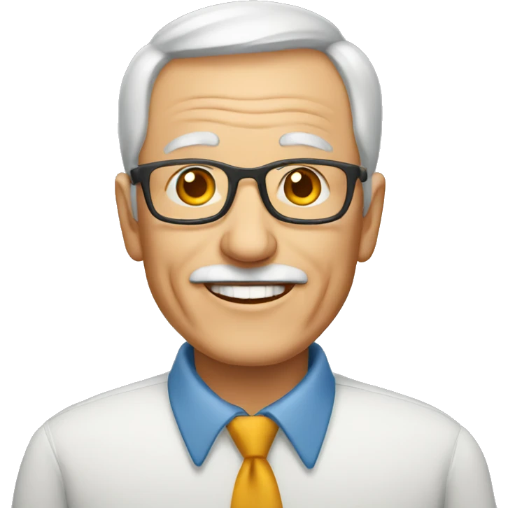 active senior man emoji
