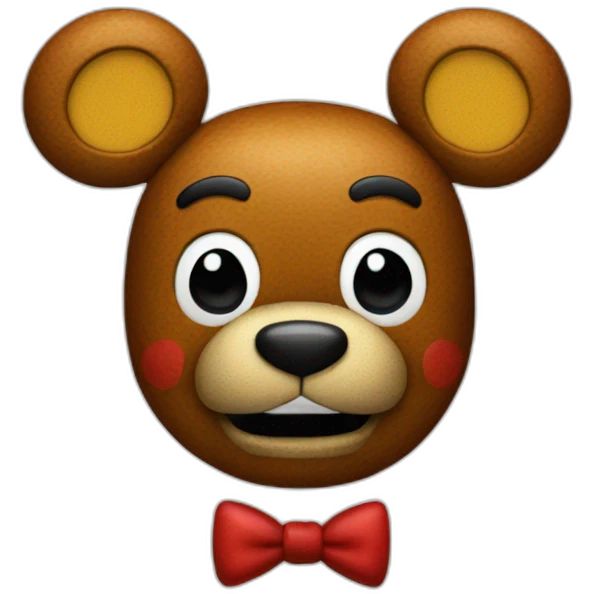 Toy freddy emoji