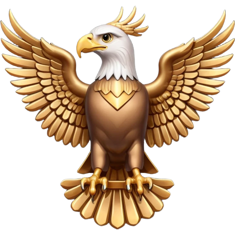 A Roman eagle emoji