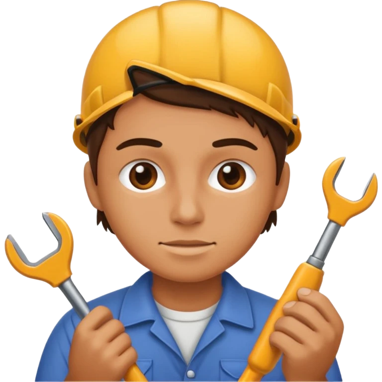 person Repairing a tool emoji