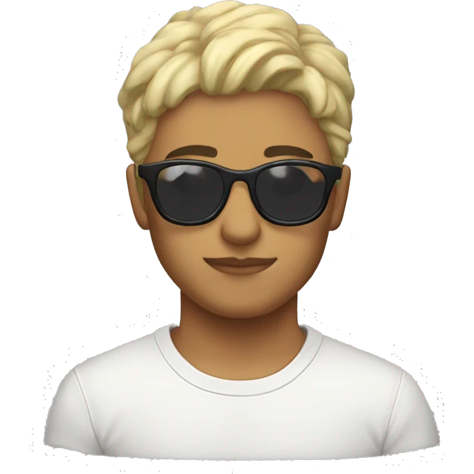 Pelirroja piel blanca con gafas Aesthetic  emoji