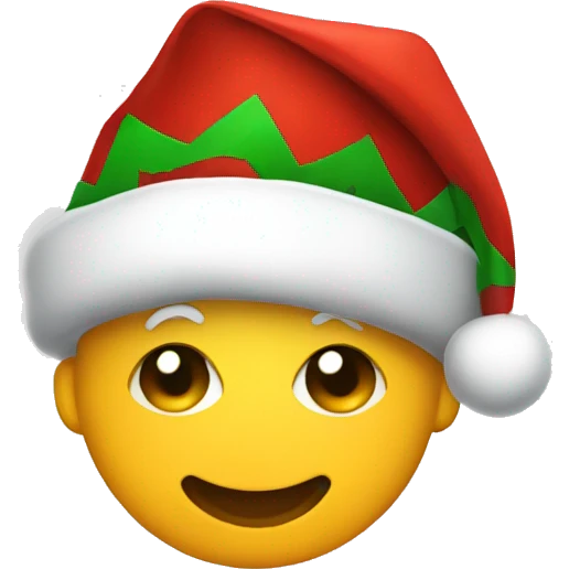 Christmas hat emoji