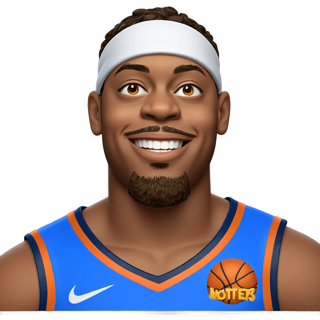 smiling boy in basketball uniform emoji