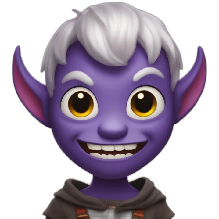 cute demon by pixar emoji