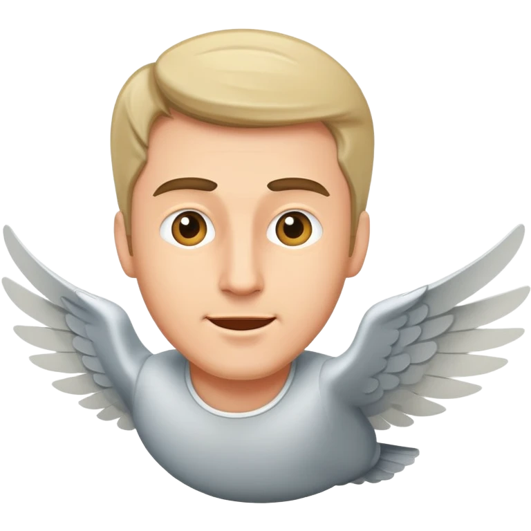Man flying emoji